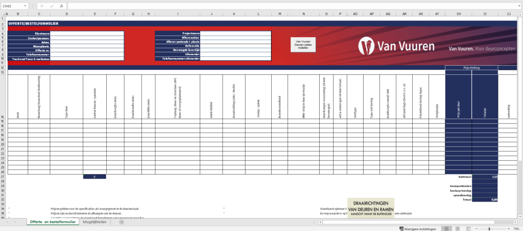 Spoedconcept RED Orderstaat Van Vuuren